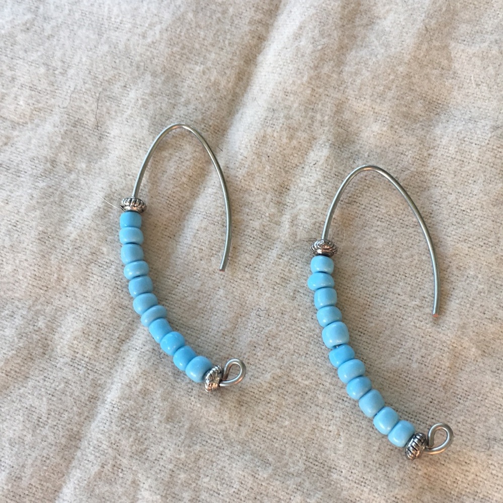 Turquoise earrings - Picture 4 of 5